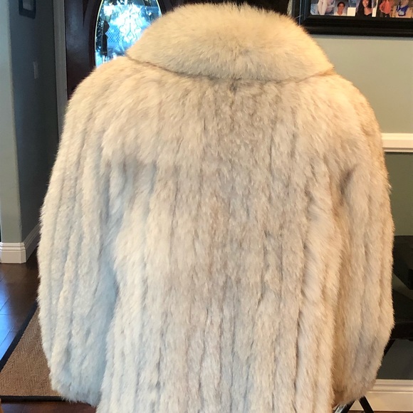 Saga Blue Fox Fur Coat - Picture 2 of 10